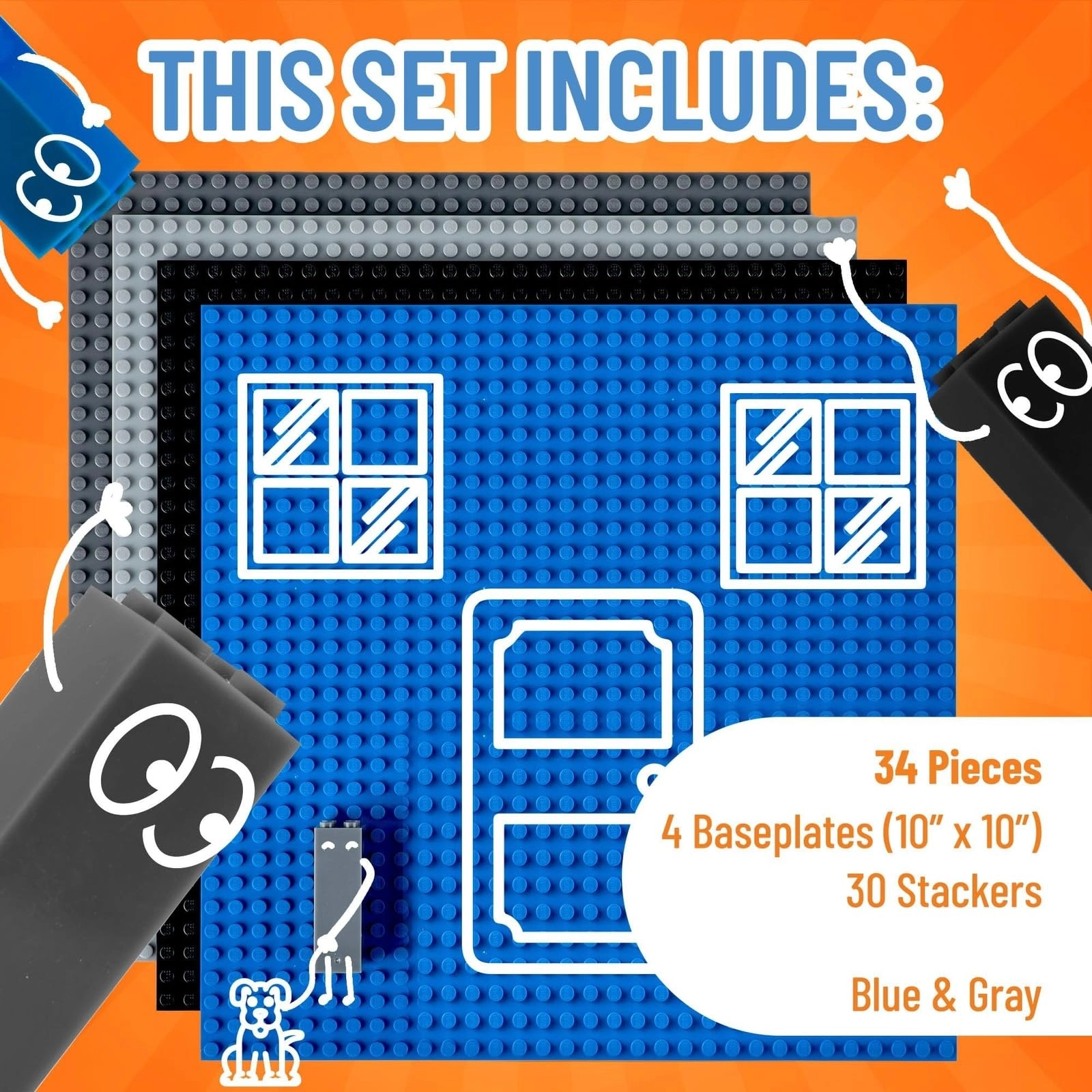 Baseplate Set - 4 pcs