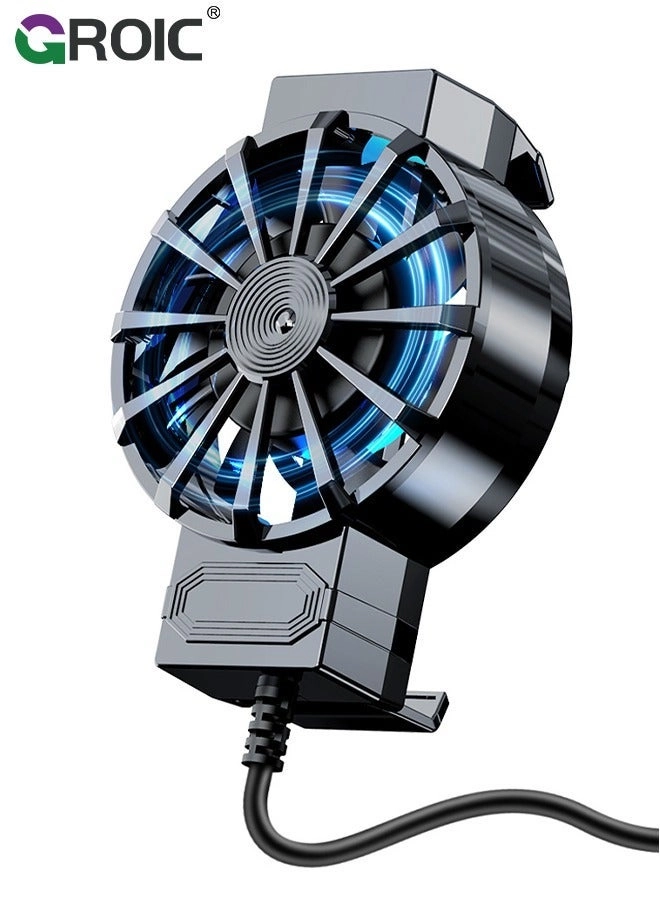 Phone Cooler - 3 Cooling Modes RGB Lights