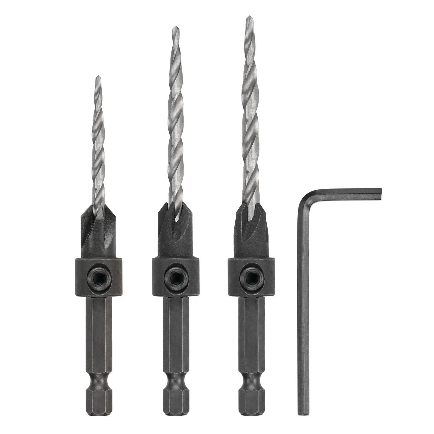 DeWALT Countersink Drill Bit Set - High-speed steel 3-Piece #6, #8, #10