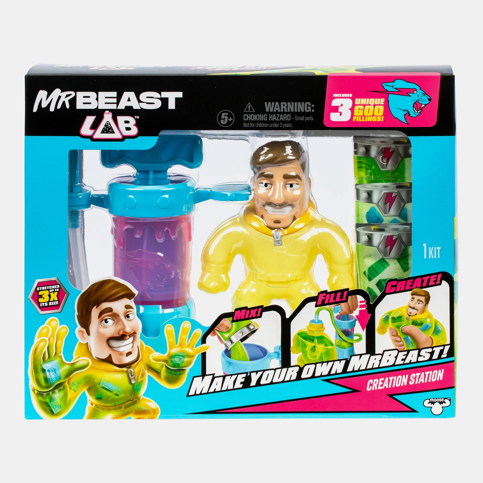 Mr Beast Lab Hero Creator - 5+ yr(s) Mrbeast 6 piece(s)