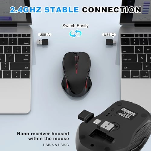 Rechargeable Silent Slim Mouse - Bluetooth
