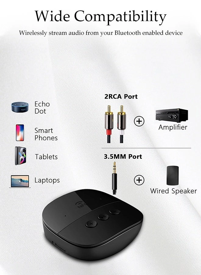 Bluetooth Receiver - Bluetooth 5.2 USB/TF 5V power supply
