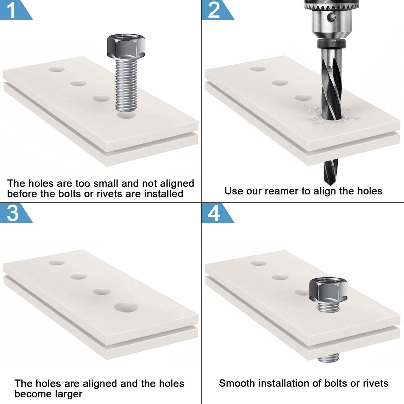 Reamer Bit - HSS 5/8"