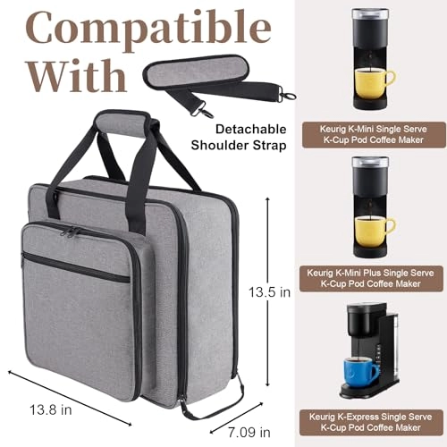Portable Carrying Coffee Maker Travel Bag - 1.85 Pounds