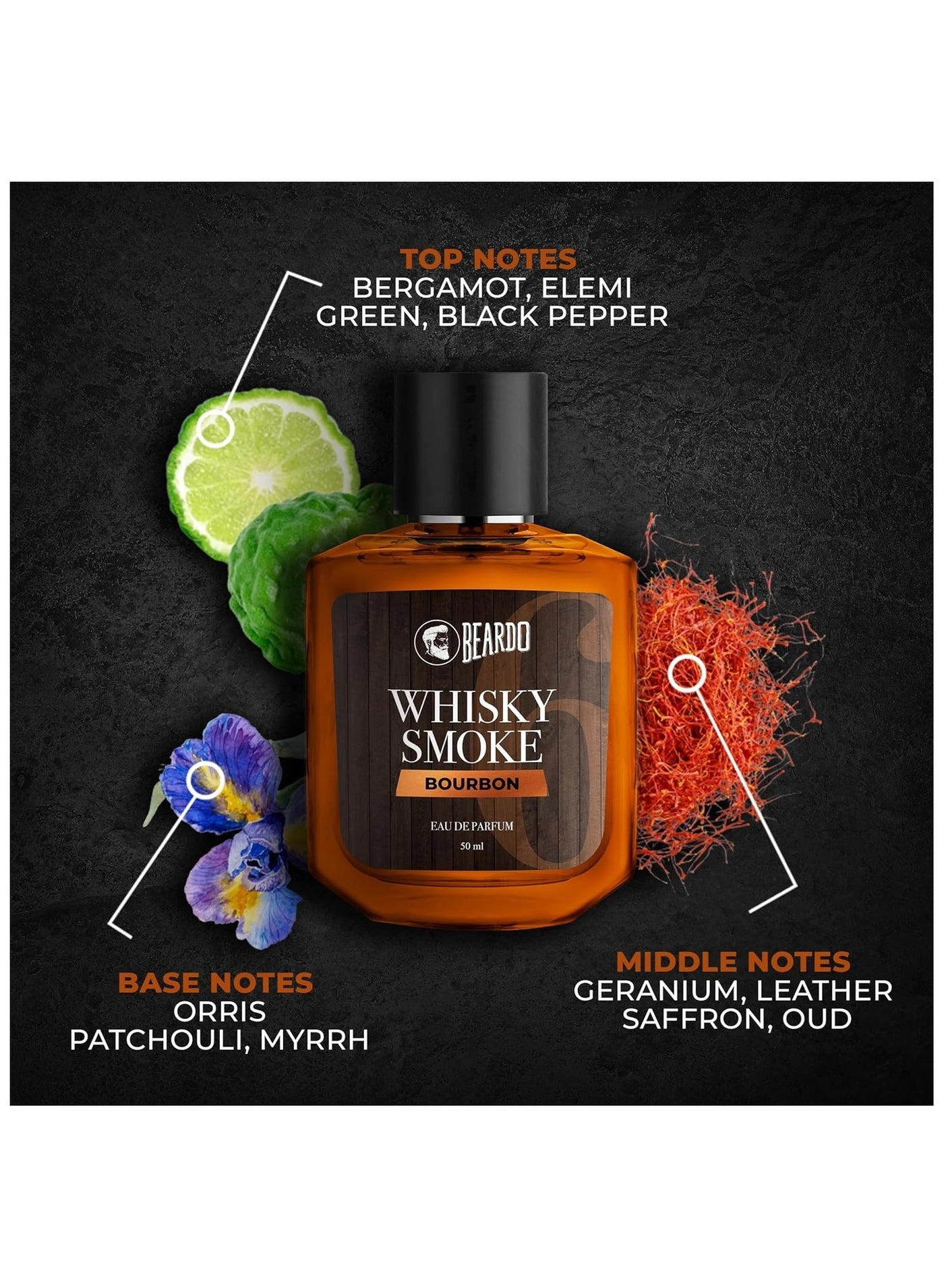 Whiskey Smoke Bourbon Eau de Parfum 50 ml