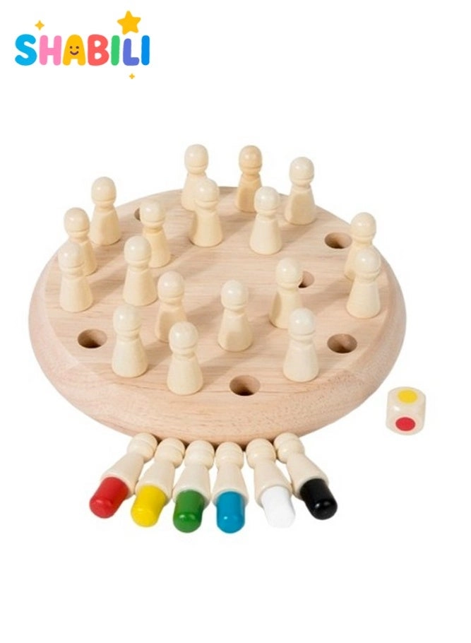 SHABILI Wooden Memory Board Game - 3+ 24 pieces