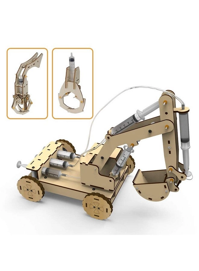 Mini Tudou 3D Wooden Construction Excavator - Construction