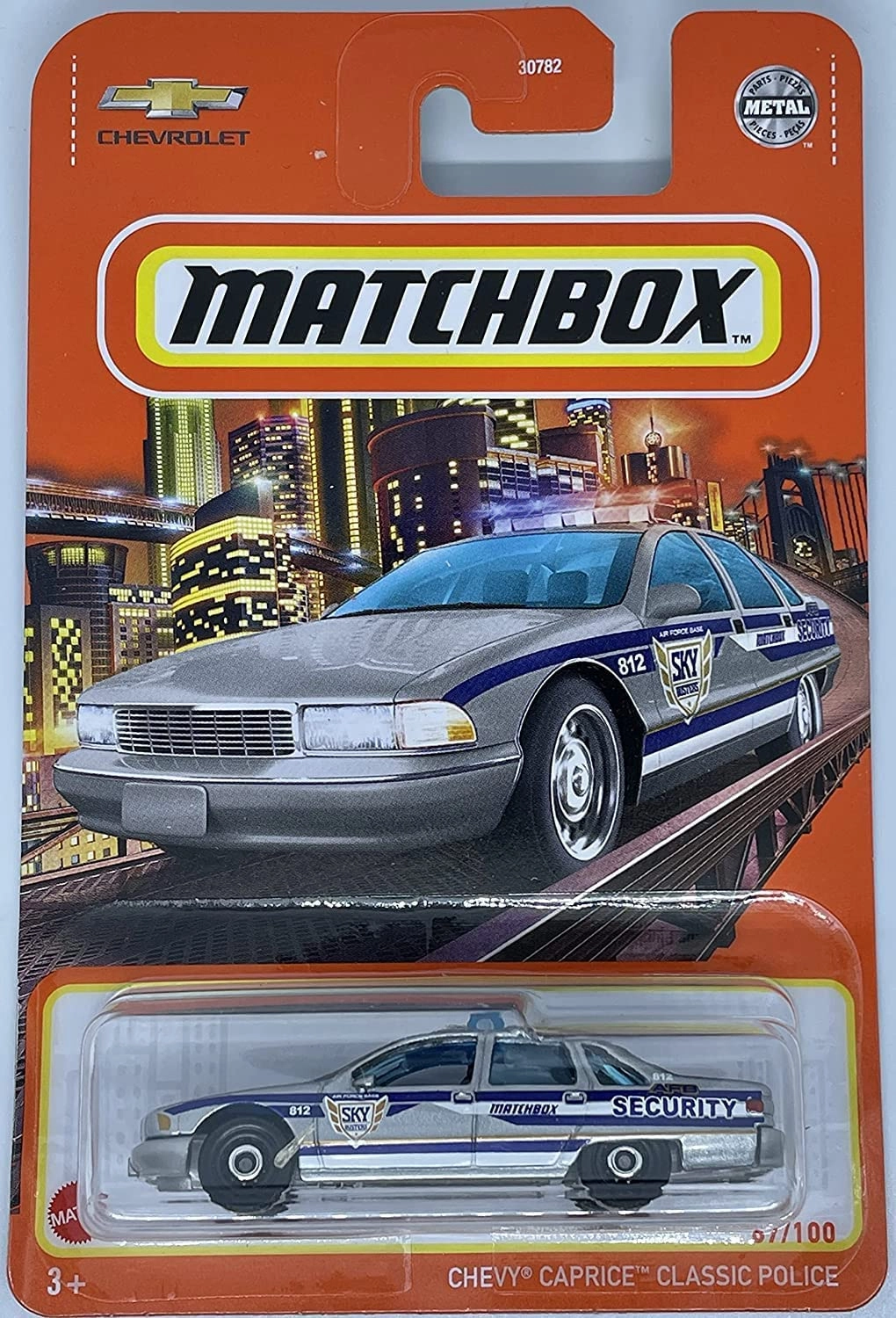 Hot Wheels Chevy Caprice Classic Police - 1:64 Scale 1 pcs