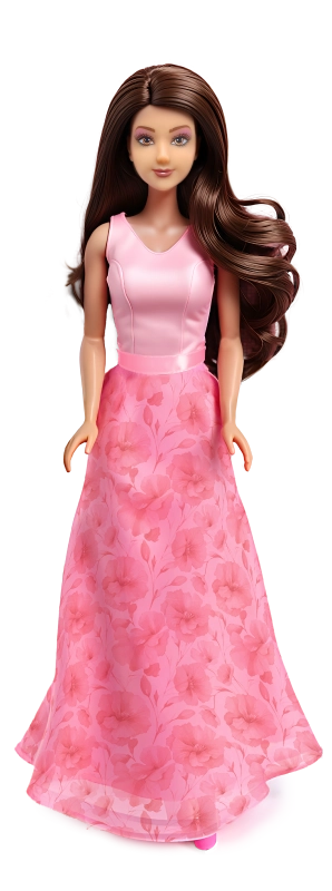 Fulla Collection Doll - Stylish Dress Pink Ages 3+