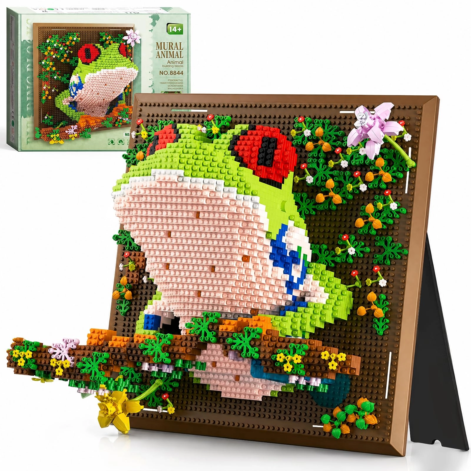 SHANTOU CITY CHENGHAI DISTRICT LEBANG CREATIVE TOY FACTORY Tree Frog 3D Mural Building - Tree Frog 2406 pcs