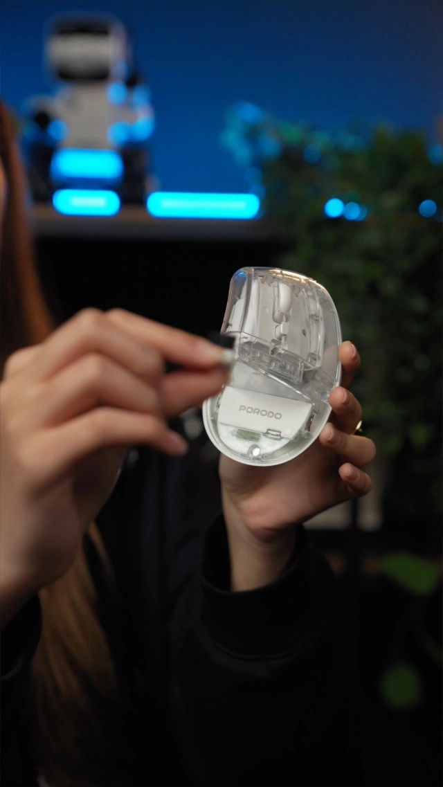 Vertical Ergonomic Optical Mouse - Bluetooth Wi-Fi