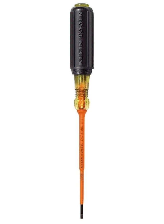 612-4-INS Insulated Slotted Screwdriver 1/8-Inch x 4-Inch