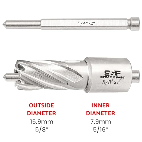 Annular Cutter - 5/8" x 1" HSS Weldon Shank