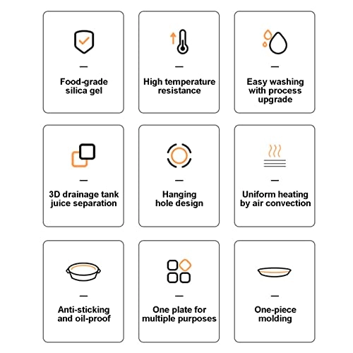 Air Fryer Basket - Silicone 1pc