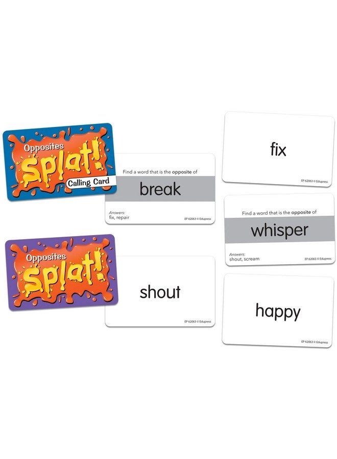 Opposites Splat Game - Kid 225 pieces