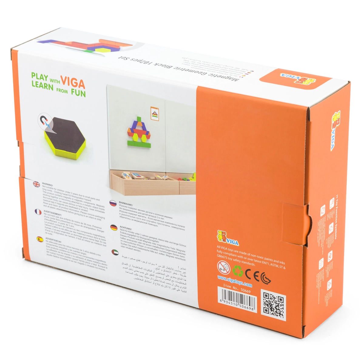 Magnetic Geometric Block - 102pcs