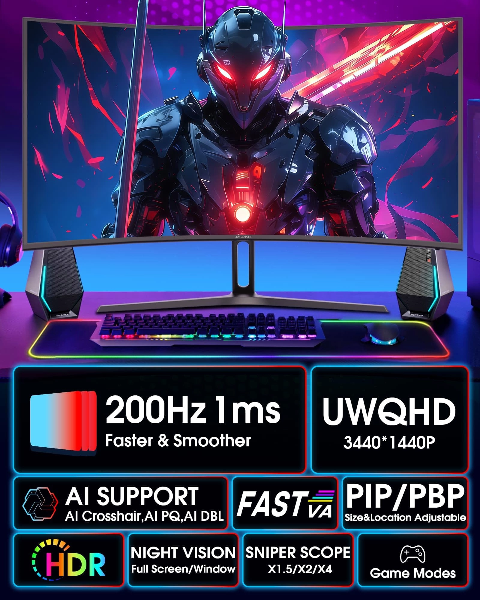 ES-G34C5Q - 34 Inches 3440x1440