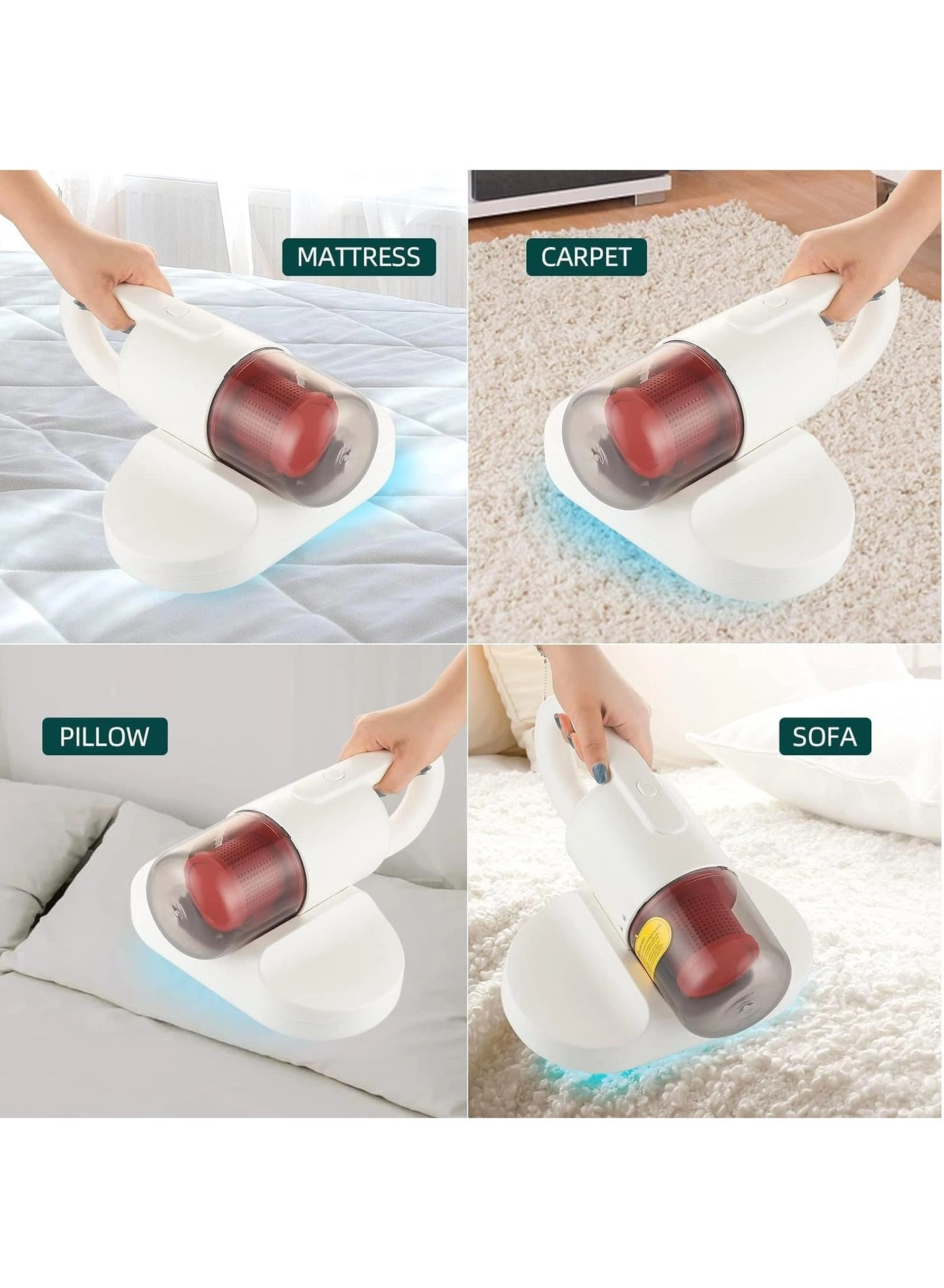 Mattress Vacuum Cleaner - 13Kpa Strong Suction Low Noise