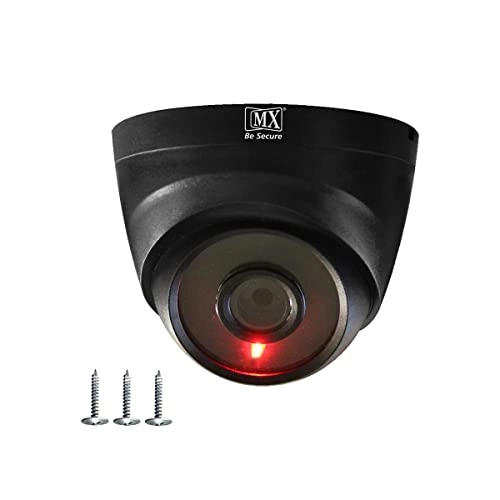 Dummy Security Camera - Wireless Dome Flashing Light
