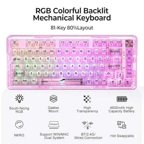 Mechanical Gaming Keyboard - QWERTY USB-A