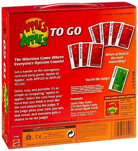Apples To Apples: On The Go - Card Game