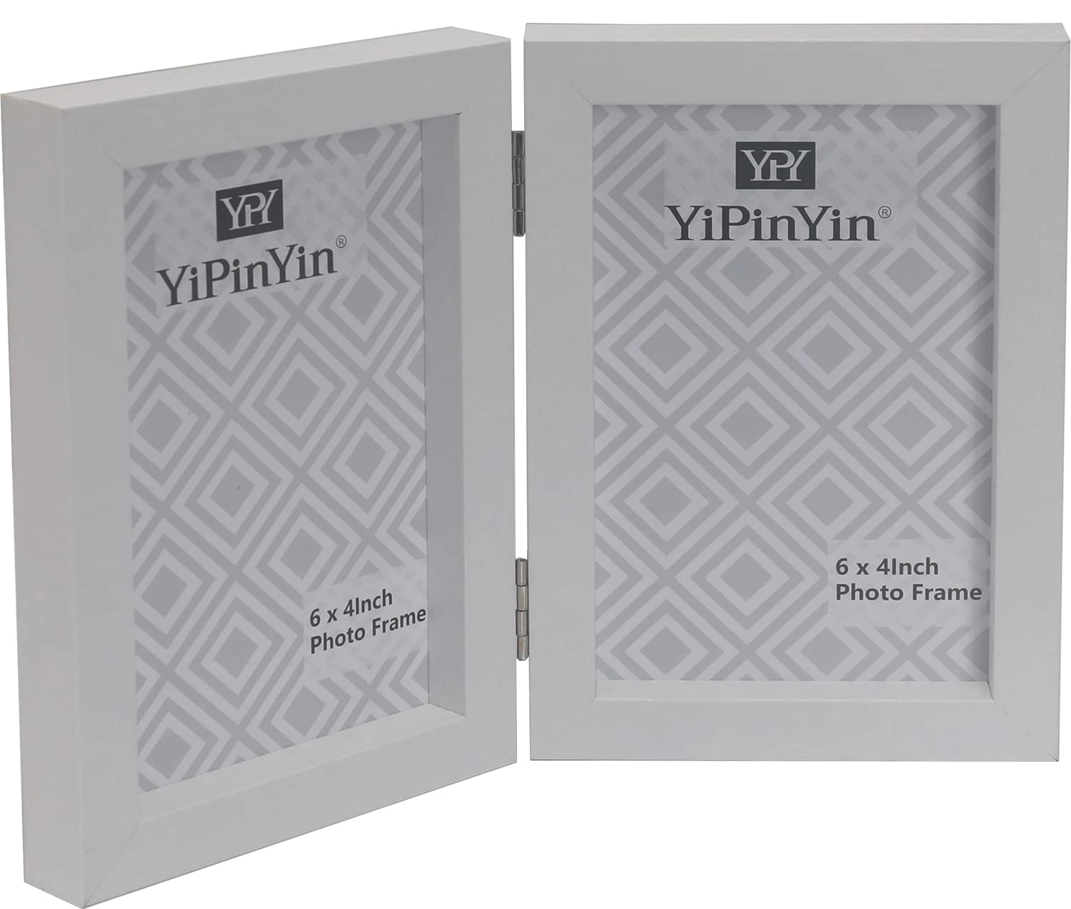 yipinyin Hinged Double Photo Frame - 4x6'' 2