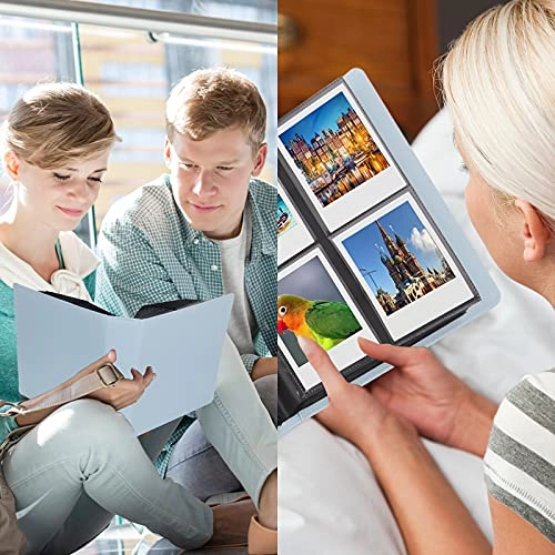 3.5x4.5" 192 Pockets Faux Leather Photo Album