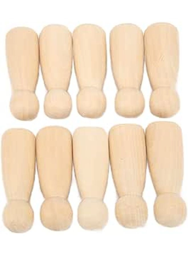 Yinhing Wooden Peg Dolls - 10 pcs