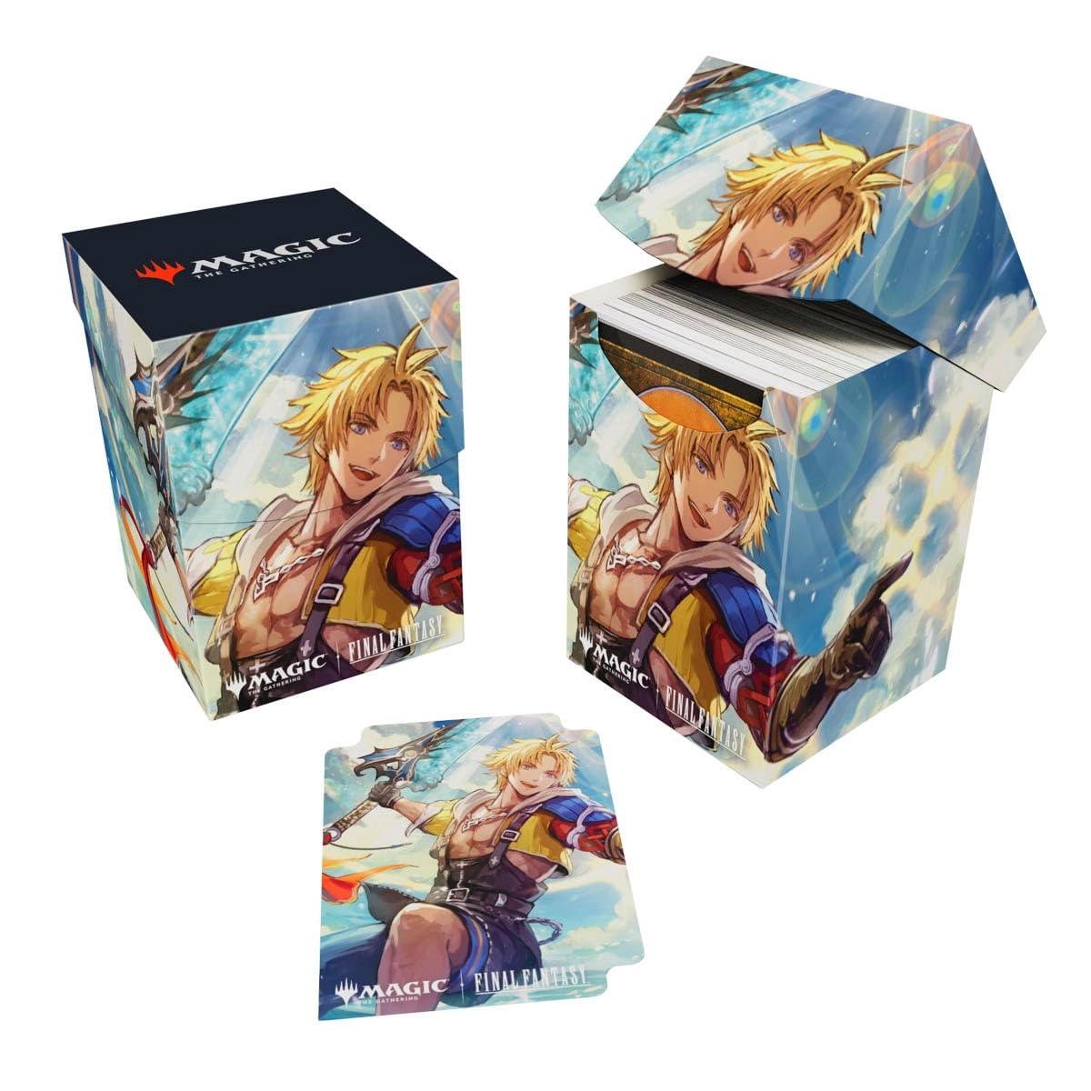 Ultra PRO Final Fantasy X Universes Beyond Tidus (Commander) Deck Box - 100+ cards