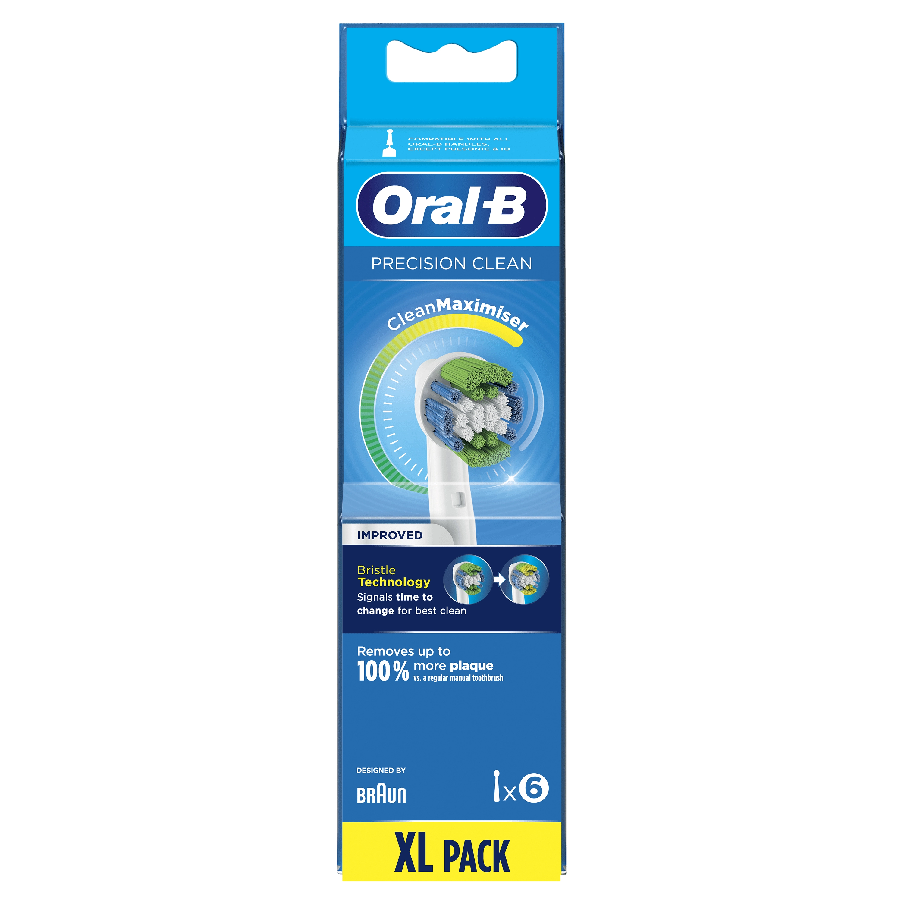 Oral-B Precision Clean Replacement Electric Toothbrush Heads - 6 Count