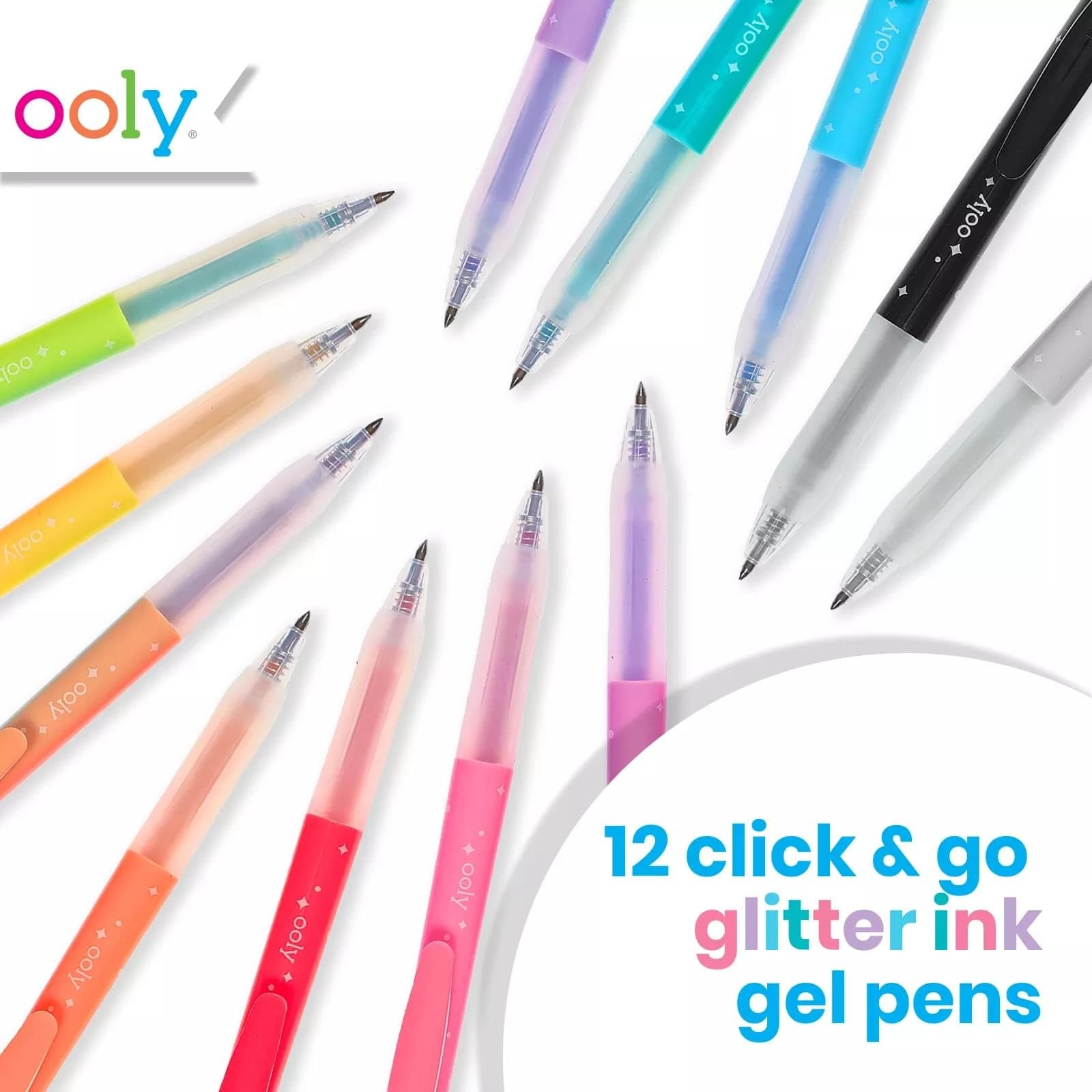 Oh My Glitter Gel Pens - 12.0 Count 0.9 Millimeters