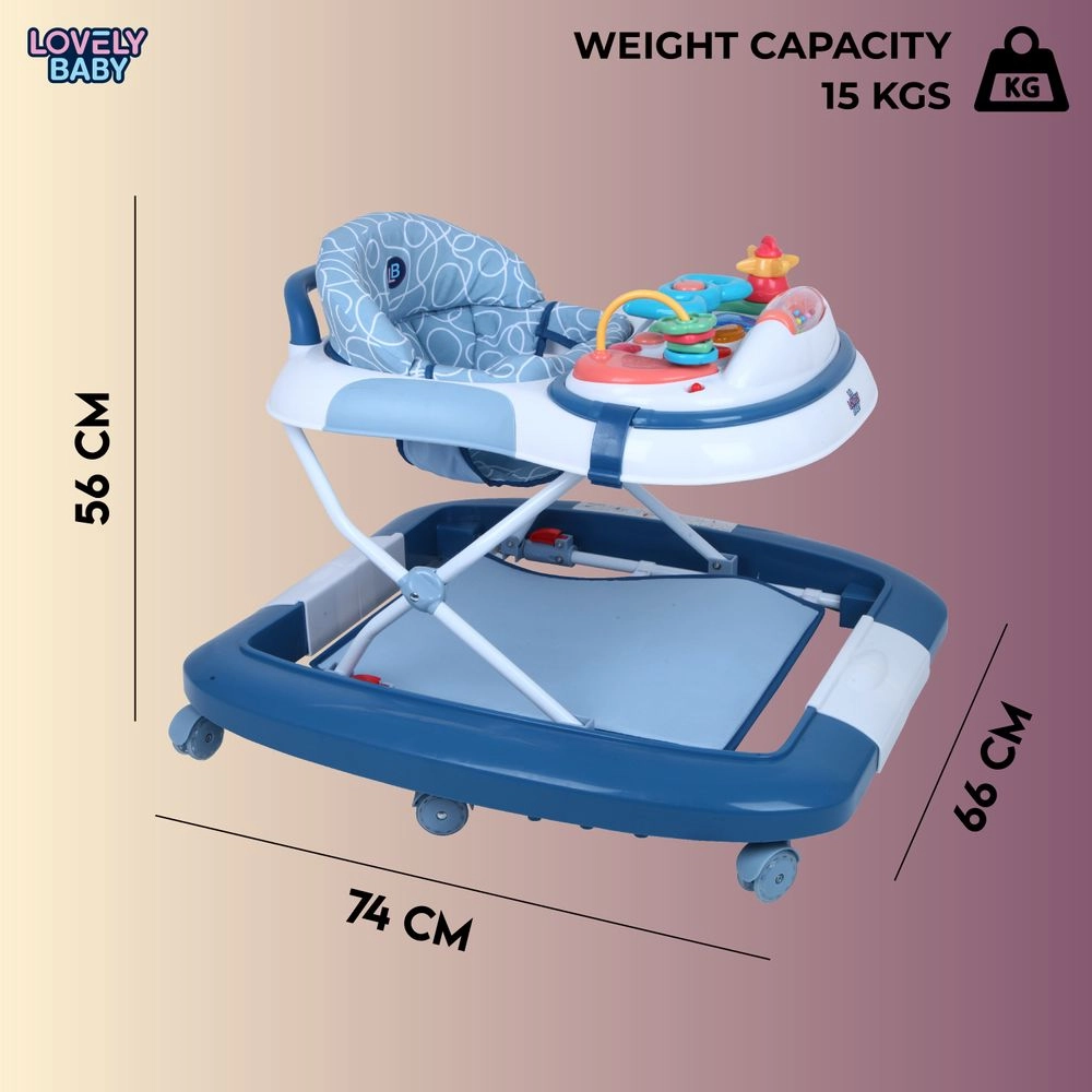 Cosmic Baby Walker - Foldable High back padded seat