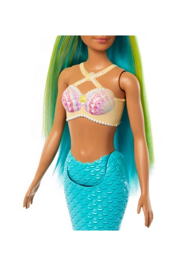 Mermaid Doll - 7-Inch-Long Fantasy Hair Accessories Ages 3+