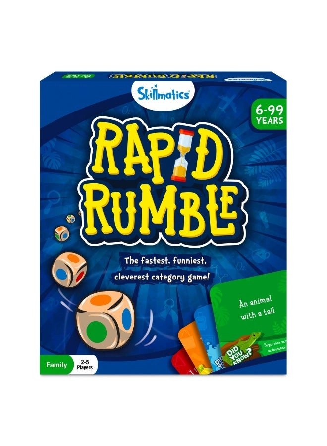 Skillmatics Rapid Rumble - Category Game