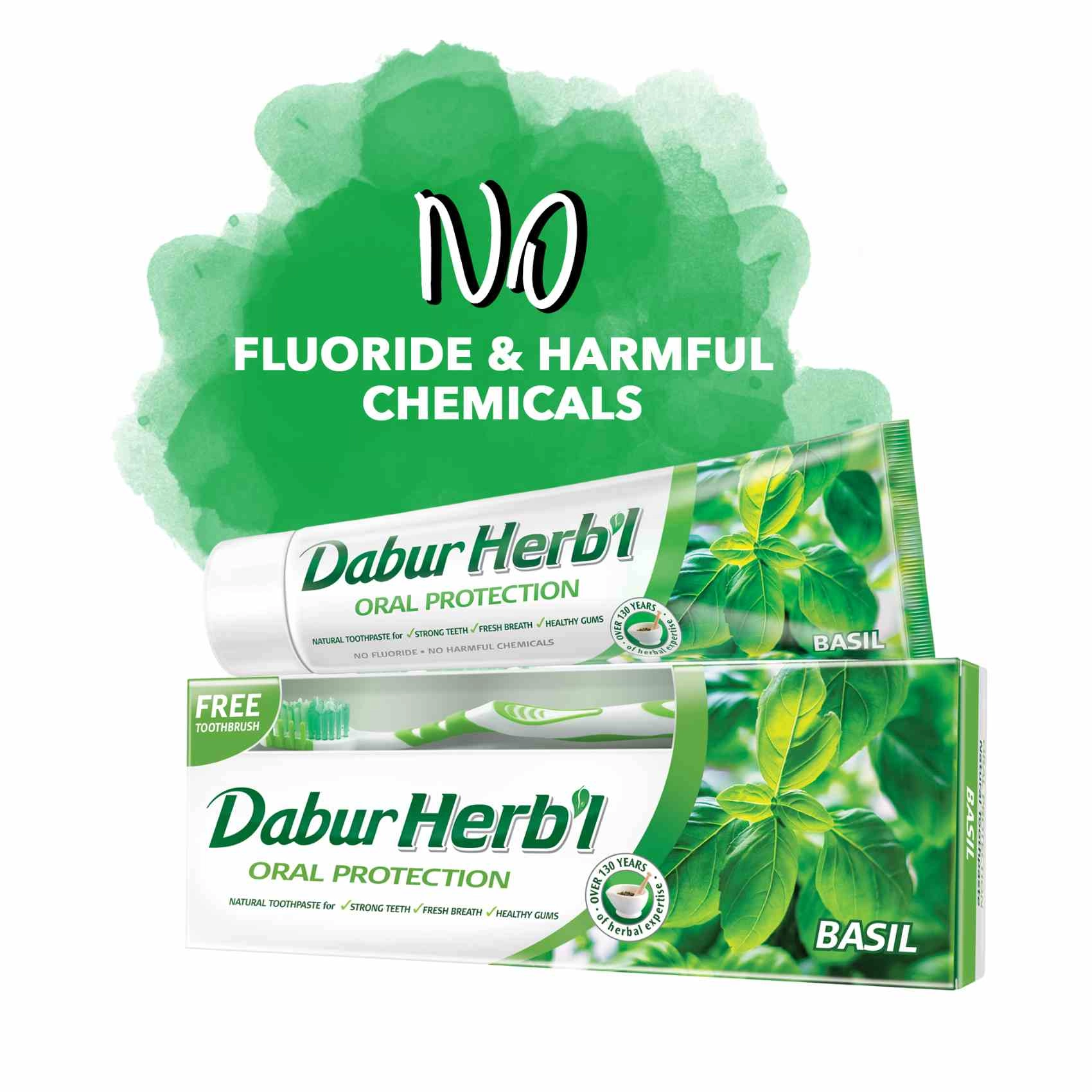 Herbal Basil Toothpaste 150g
