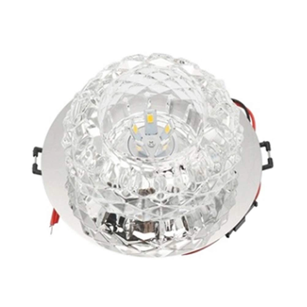 Hyuduo Crystal Ceiling Light - Warm White/White Light Dimmable