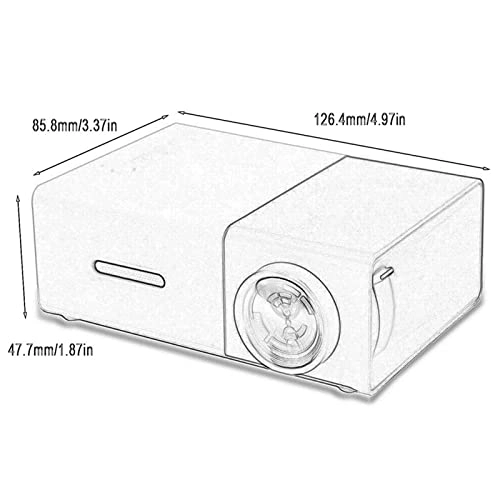 Portable Projector - 12000 Lumens 1080P