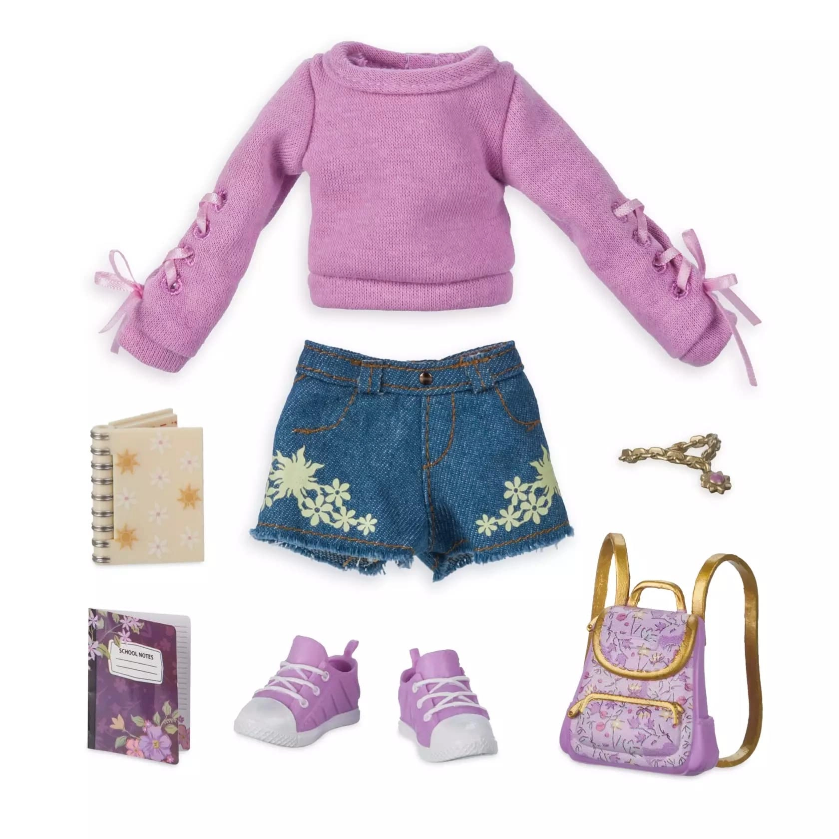 Disney Rapunzel Fashion Pack - 11-inch Seven-piece set