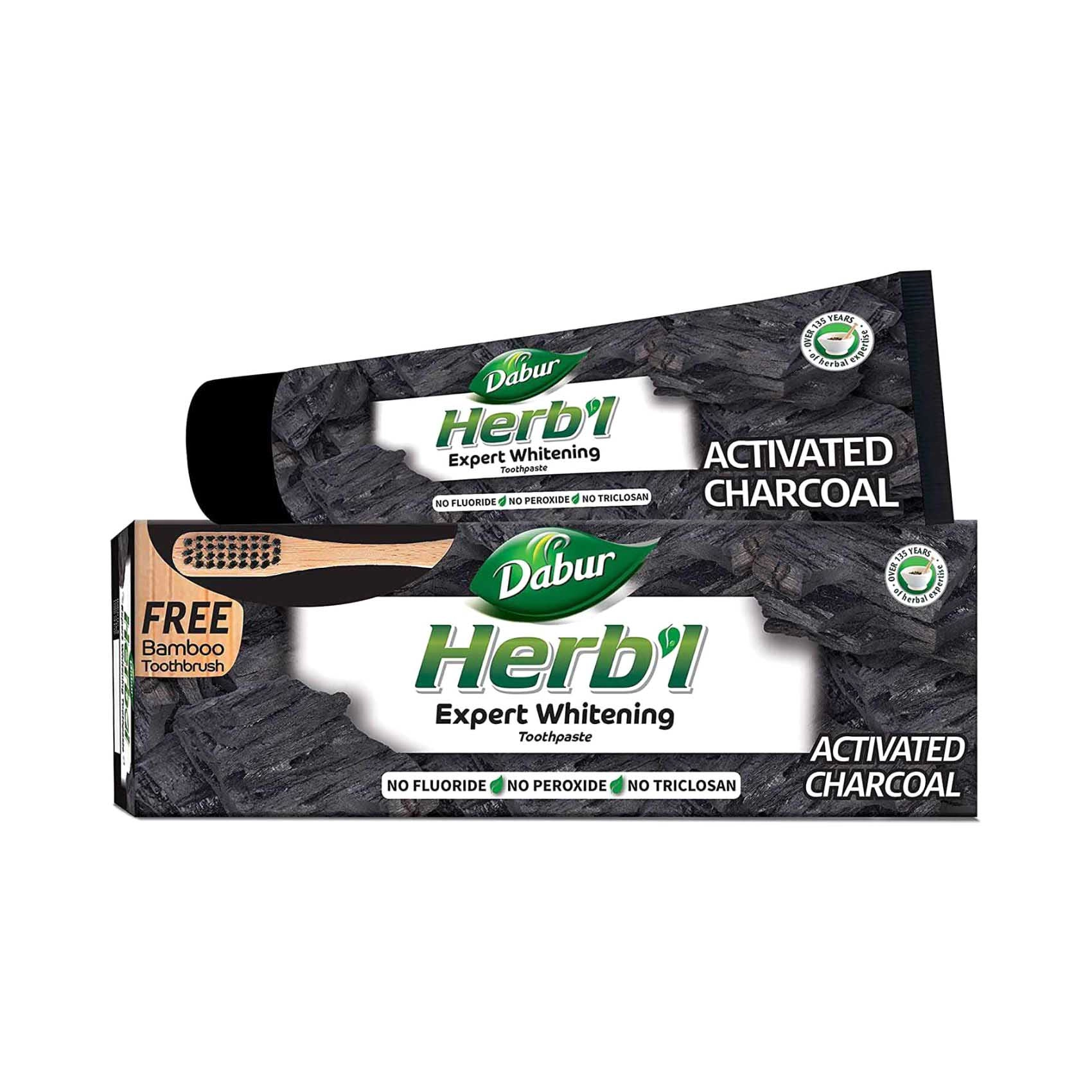 Herbal Expert Whitening Charcoal Toothpaste 150g