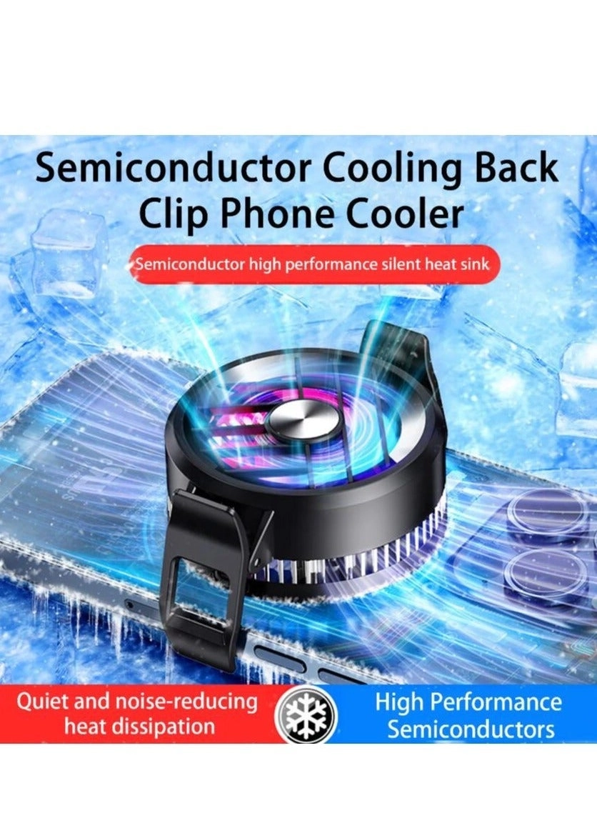 Phone Cooler - Gaming Fan with RGB