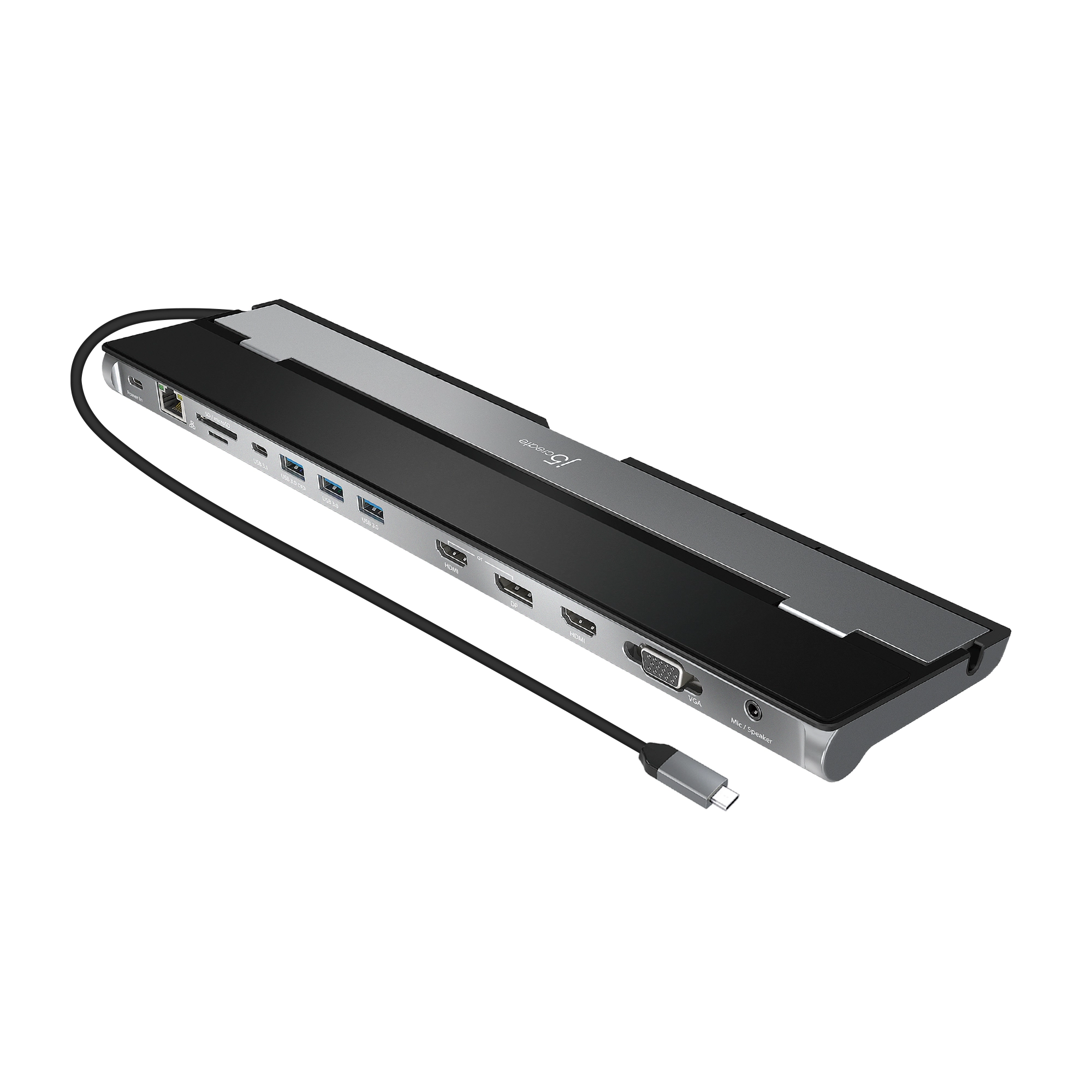 JCD543 - USB-C Triple Display Docking Station 100W Power Delivery