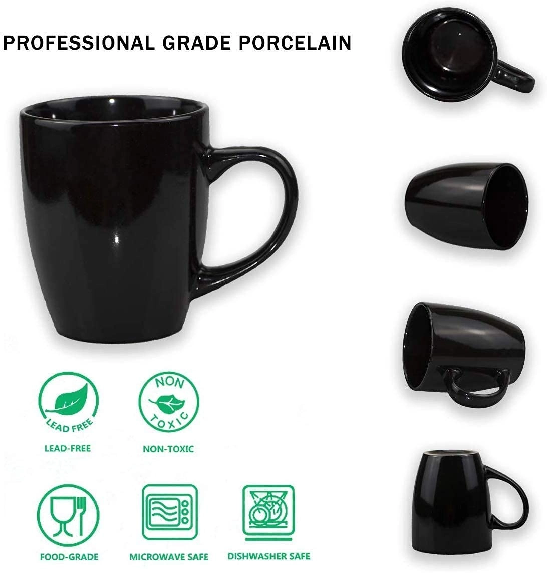 Ceramic Mug - 4 pcs - 350 ml