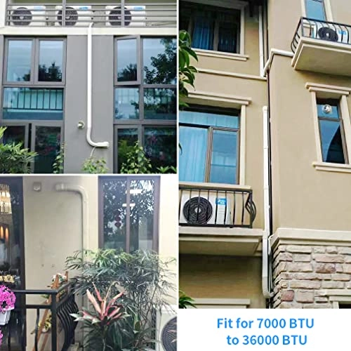 Line Set Cover - Universal for most split AC & central AC from 7000 BTU to 36000 BTU