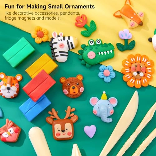 Polymer Clay Kit - Polymer Clay 1120 g 117 pcs.