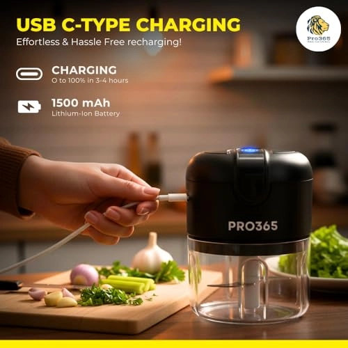 Electric Chopper - 250ML Battery Powered