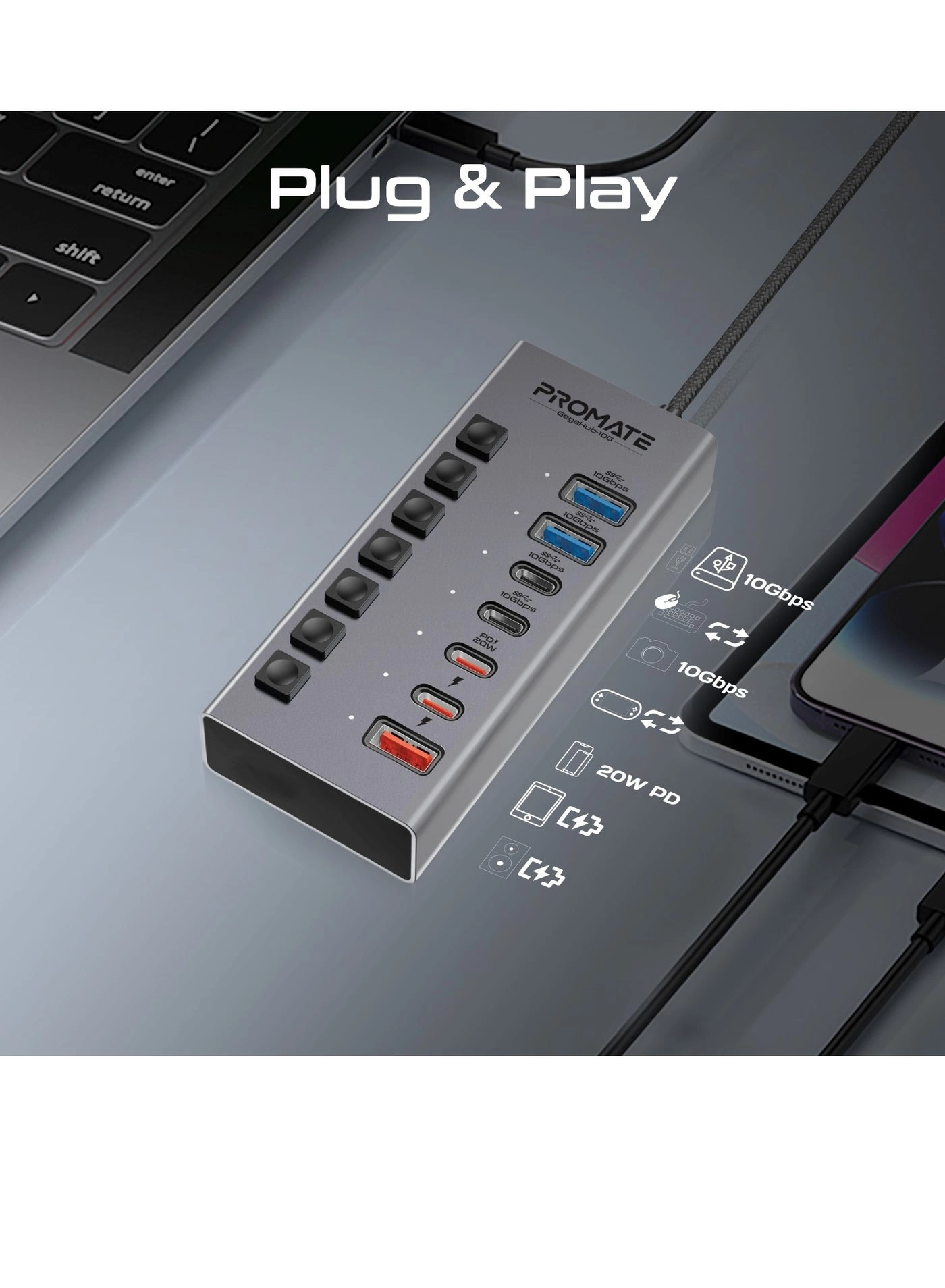 GegaHub-10G - USB Type C