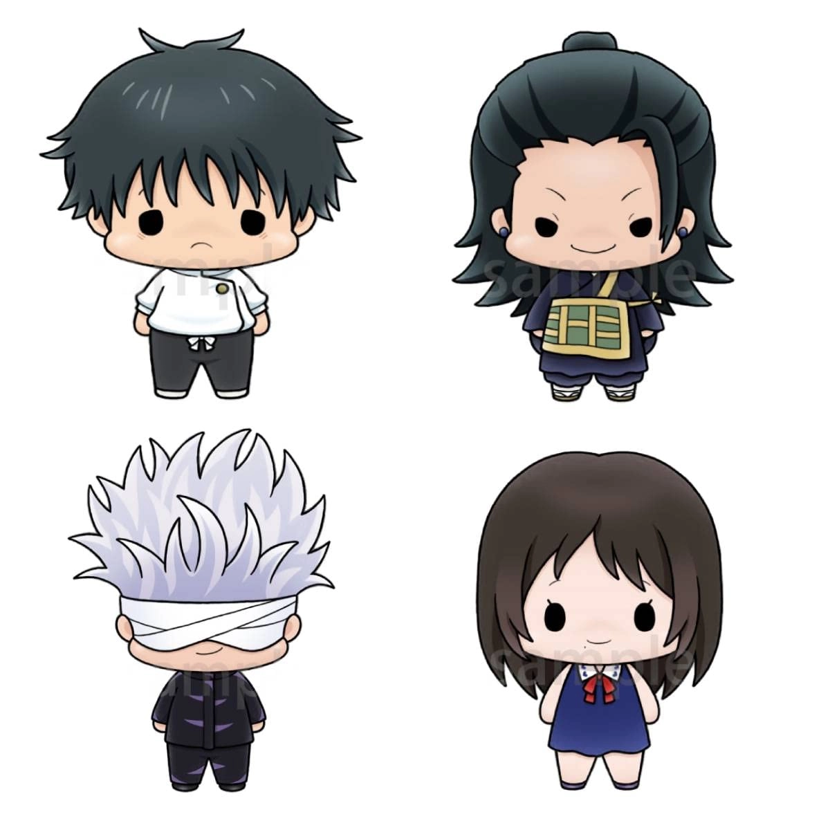 MEGAHOUSE CORPORATION Yuta + Riki + Maki + Gojo - Jujutsu Kaisen 0 - 4 pcs (MH83279)