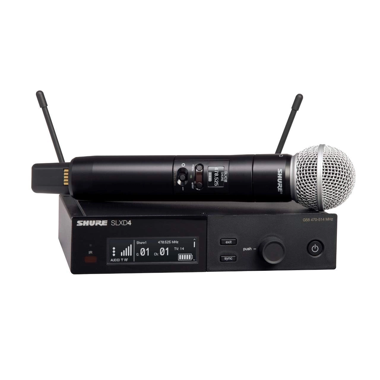 Shure SLXD24/SM58 - 1 44 MHz