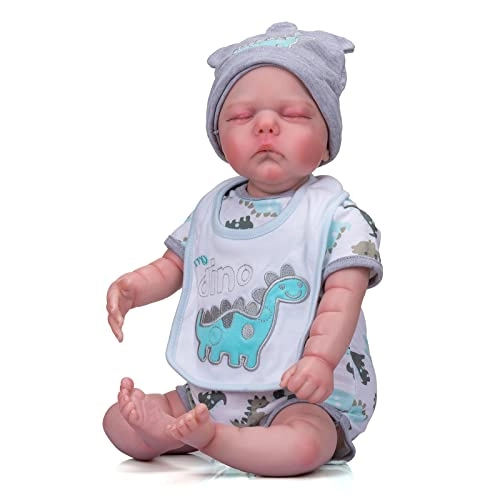 Willa Reborn Baby Doll - 50 cm Silicone vinyl Brown Eyes
