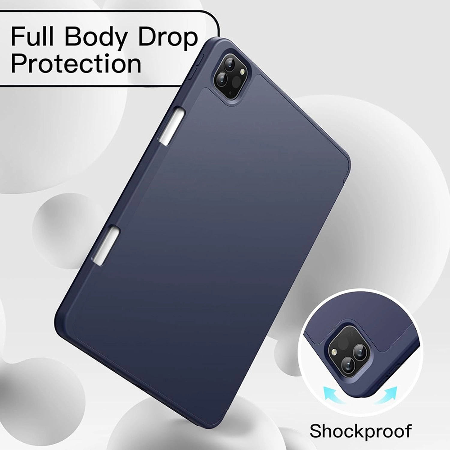 Tri-Fold Book Case with Pencil Holder for iPad Pro 11-inch (2024)